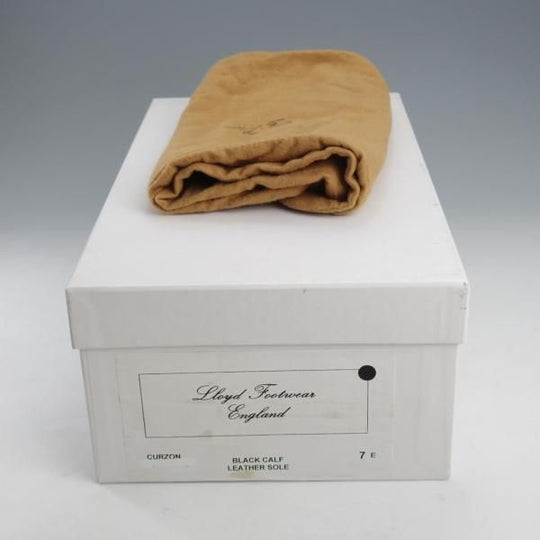 極上★クロケット&ジョーンズ 7E【定価￥99,000-★マスターロイド/CURZON/ハンドグレード】パンチドキャップトゥ/黒/Crockett&Jones★l006