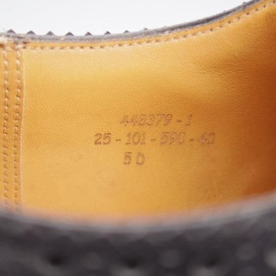 極美品★J.M.ウエストン 5D【現行定価￥236,500-★590/トリプルソールダービー】25ラスト/フルブローグ/黒/Weston/ウェストン★l008