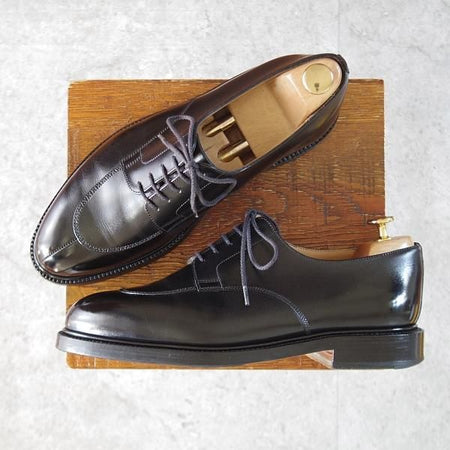 極上★J.M.ウエストン 7E【定価￥159,500-★ハーフハント/598】Uチップ/25ラスト/カーフ/黒/Weston/ウェストン★l009