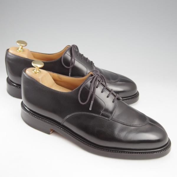 極上★J.M.ウエストン 7E【定価￥159,500-★ハーフハント/598】Uチップ/25ラスト/カーフ/黒/Weston/ウェストン★l009