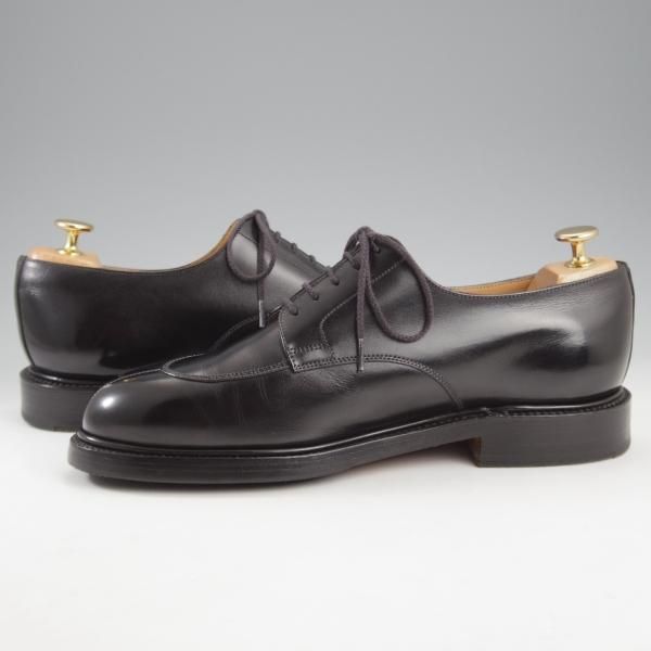 極上★J.M.ウエストン 7E【定価￥159,500-★ハーフハント/598】Uチップ/25ラスト/カーフ/黒/Weston/ウェストン★l009