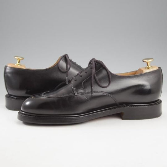極上★J.M.ウエストン 7E【定価￥159,500-★ハーフハント/598】Uチップ/25ラスト/カーフ/黒/Weston/ウェストン★l009