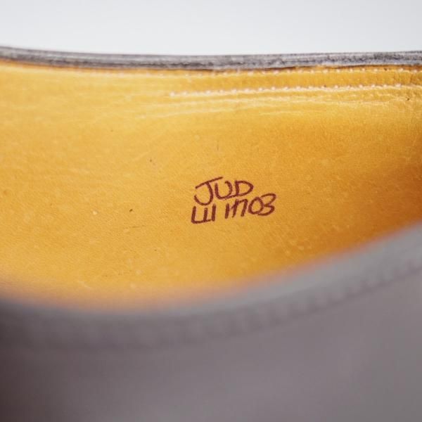 極上★ジョンロブ SIZE 41/UK7程度【貴重★エルメス別注/HERMES/ミュージアムカーフ】H103ラスト/JUD/ストレートチップ/黒/JOHN LOBB★l013