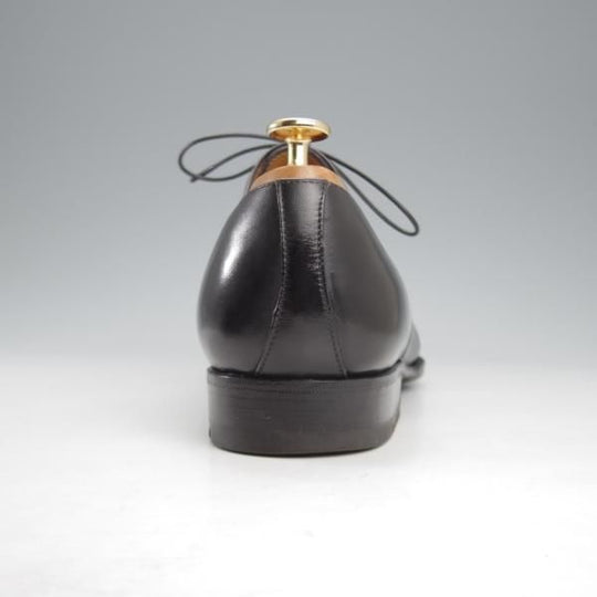 美品★(伊)エンツォ・ボナフェ SIZE 9【ハンドソーンウェルテッド製法★ストレートチップ】カーフ/黒/メンズ/Enzo Bonafe★l014