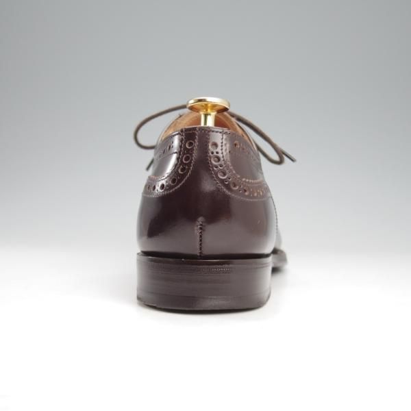 極美品★(英)チーニー 6F【モデル定価￥88,000-★WILFRED/ウィルフレッド】125ラスト/セミブローグ/ANTIQUE WALNUT/濃茶/CHEANEY★l015