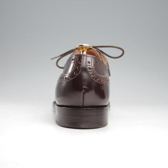 極美品★(英)チーニー 6F【モデル定価￥88,000-★WILFRED/ウィルフレッド】125ラスト/セミブローグ/ANTIQUE WALNUT/濃茶/CHEANEY★l015
