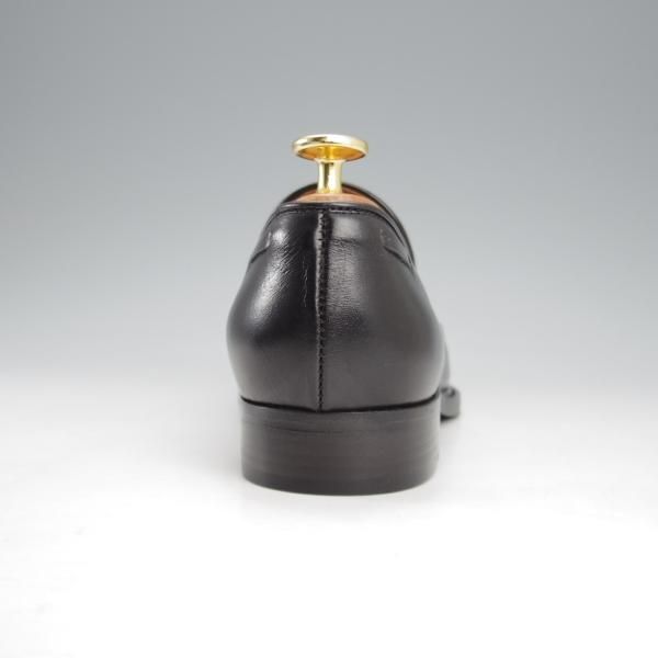 未使用★(伊)エルメネジルド・ゼニア(レディース) SIZE 37【★タッセルローファー/黒】カーフ/Ermenegildo Zegna★l018