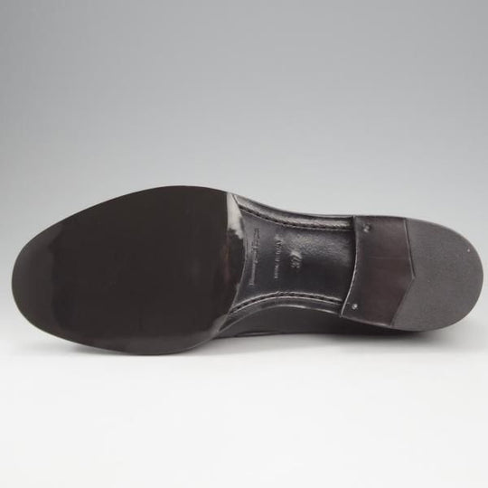 未使用★(伊)エルメネジルド・ゼニア(レディース) SIZE 37【★タッセルローファー/黒】カーフ/Ermenegildo Zegna★l018