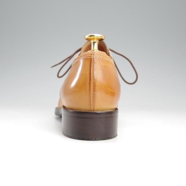 ★(伊)ブランキーニ・カルツォレリア(レディース) SIZE 37程度【最上級ライン★BRANCHINI CALZOLERIA】セミブローグ/カーフ/薄茶★l020