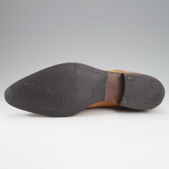 ★(伊)ブランキーニ・カルツォレリア(レディース) SIZE 37程度【最上級ライン★BRANCHINI CALZOLERIA】セミブローグ/カーフ/薄茶★l020