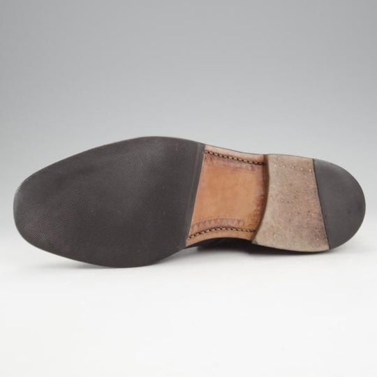 極上★(英)SANDERS/サンダース(レディース) SIZE 4【ミリタリーコレクション★ジョージブーツ/1220B】黒/ポリッシュレザー★l022