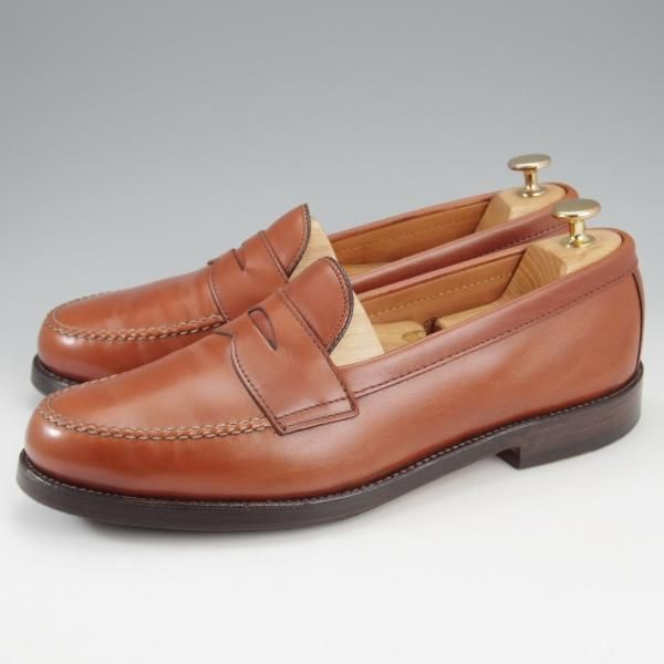 極上★オールデン 9D【現行定価13万円程度★コインローファー/6714】ヴァンラスト/バンラスト/茶/カーフ/ALDEN★l023