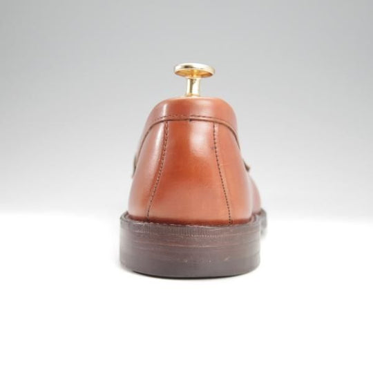 極上★オールデン 9D【現行定価13万円程度★コインローファー/6714】ヴァンラスト/バンラスト/茶/カーフ/ALDEN★l023