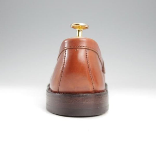 極上★オールデン 9D【現行定価13万円程度★コインローファー/6714】ヴァンラスト/バンラスト/茶/カーフ/ALDEN★l023