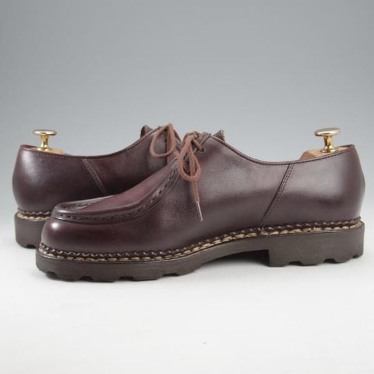 極美品★パラブーツ SIZE 40【定価￥94,600-★ミカエル/MICHAEL】チロリアンシューズ/リスレザー/CAFE/濃茶/メンズ/Paraboot★l024