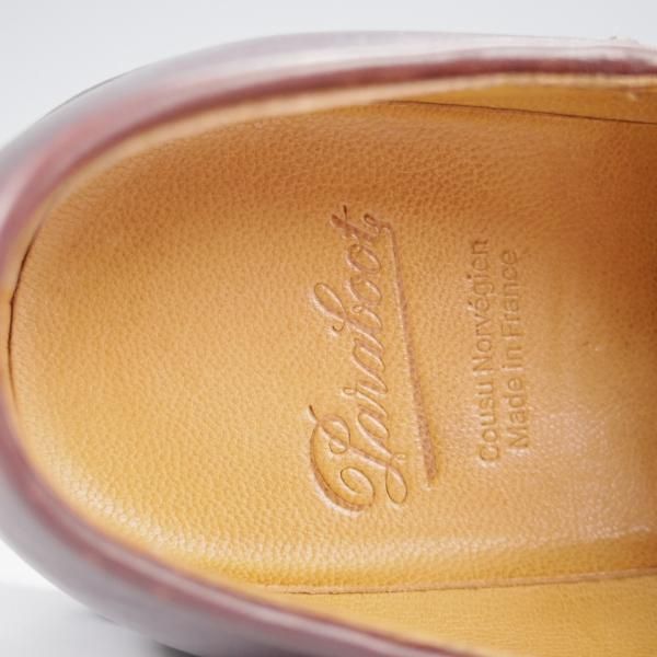 極美品★パラブーツ SIZE 40【定価￥94,600-★ミカエル/MICHAEL】チロリアンシューズ/リスレザー/CAFE/濃茶/メンズ/Paraboot★l024