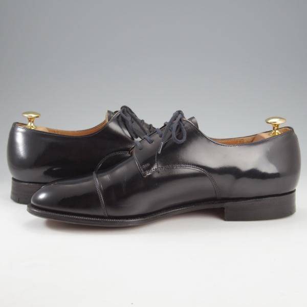 極上★チャーチ 95F/UK9.5【旧チャーチ★ブックバインダーカーフ/BURFORD/3都市ロゴ】84ラスト/ストレートチップ/黒/Church's★l025