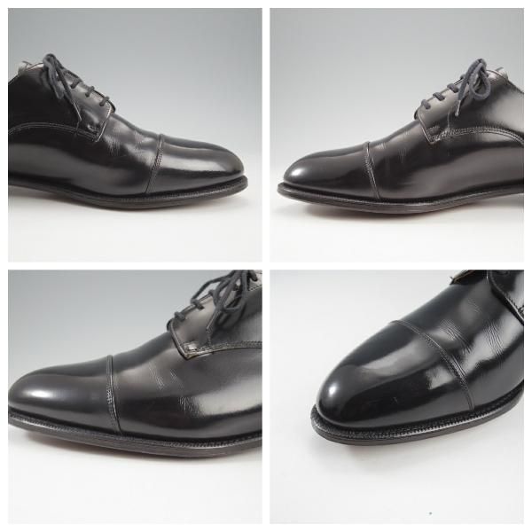 極上★チャーチ 95F/UK9.5【旧チャーチ★ブックバインダーカーフ/BURFORD/3都市ロゴ】84ラスト/ストレートチップ/黒/Church's★l025