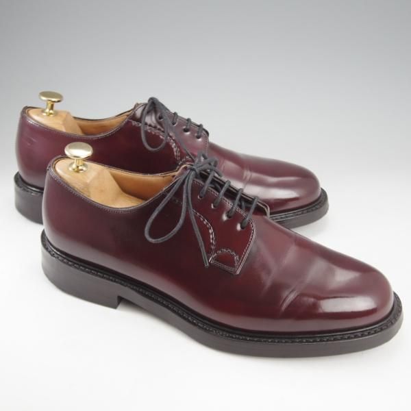極上★チャーチ 80F/UK8【定価￥181,500-★ダイナイトソール/SHANNON R】シャノン/103ラスト/プレーントゥ/赤茶/メンズ/Church's★l026