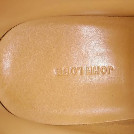 美品★ジョンロブ 6E【定価￥224,400-★HELSTON/レースアップブーツ】0015ラスト/シボ革/黒/メンズ/JOHN LOBB★l027