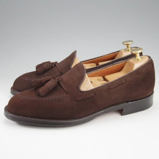 ほぼ試着程度★オールデン 6.5D【定価￥122,100-★タッセルローファー/666】アバディーンラスト/スエード/濃茶/メンズ/ALDEN★l030
