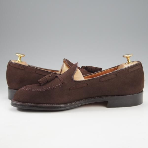 ほぼ試着程度★オールデン 6.5D【定価￥122,100-★タッセルローファー/666】アバディーンラスト/スエード/濃茶/メンズ/ALDEN★l030