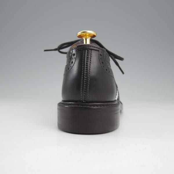 未使用★トリッカーズ(レディース) SIZE 4【モデル定価￥121,000-★フルブローグ/BOURTON】L5633/フルブローグ/黒×白/Tricker's★l032