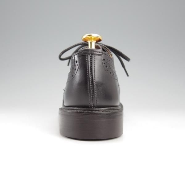 未使用★トリッカーズ(レディース) SIZE 4【モデル定価￥121,000-★フルブローグ/BOURTON】L5633/フルブローグ/黒×白/Tricker's★l032