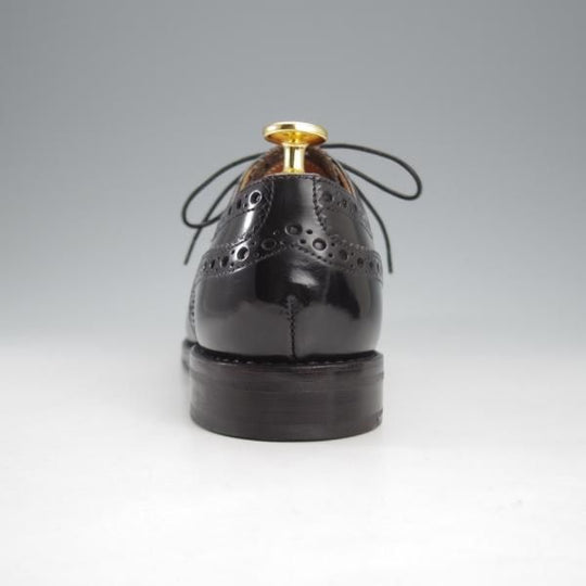 極美品★チャーチ(レディース) SIZE 37【定価￥176,000-★バーウッド/BURWOOD WG】ポリッシュドバインダーカーフ/黒/Church's★l033