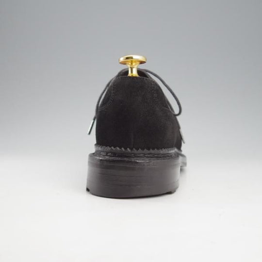 極美品★J.M.ウエストン SIZE 5【定価￥137,500-★ユージーンゴルフ/Eugene Golf/C41】Uチップ/スエード/黒/Weston/ウェストン★l042