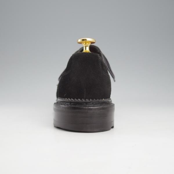 極美品★J.M.ウエストン SIZE 5【定価￥137,500-★ユージーンゴルフ/Eugene Golf/C41】Uチップ/スエード/黒/Weston/ウェストン★l042