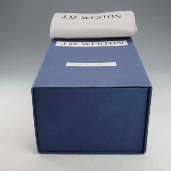 極美品★J.M.ウエストン SIZE 5【定価￥137,500-★ユージーンゴルフ/Eugene Golf/C41】Uチップ/スエード/黒/Weston/ウェストン★l042