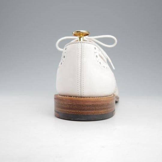 未使用★トリッカーズ SIZE 8【バートン同系モデル★BOWOOD/カントリーシューズ】M6973/ヌバック×キャンバス/白/Tricker's★l054