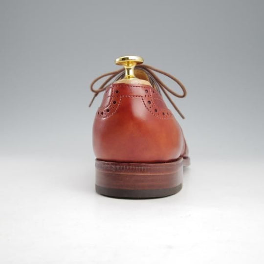 未使用★ジョンロブ 5.5E【貴重★8695ラスト/DARBY 2/ミュージアムカーフ】NEW GOLD/ダービー/フルブローグ/茶/メンズ/JOHN LOBB★l056