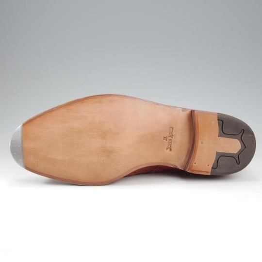 未使用★ジョンロブ 5.5E【貴重★8695ラスト/DARBY 2/ミュージアムカーフ】NEW GOLD/ダービー/フルブローグ/茶/メンズ/JOHN LOBB★l056