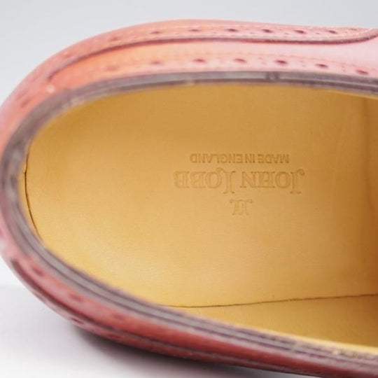 未使用★ジョンロブ 5.5E【貴重★8695ラスト/DARBY 2/ミュージアムカーフ】NEW GOLD/ダービー/フルブローグ/茶/メンズ/JOHN LOBB★l056