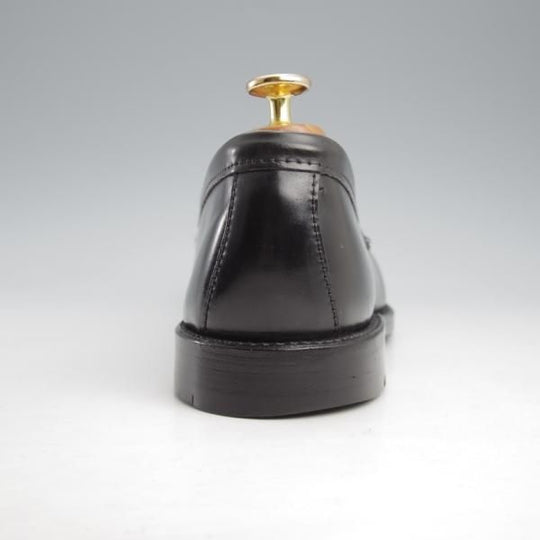 美品★オールデン 9.5E【貴重★コードバン仕様/ブルックスブラザーズ別注】06602/コインローファー/黒/BROOKS BROTHERS/ALDEN★l065