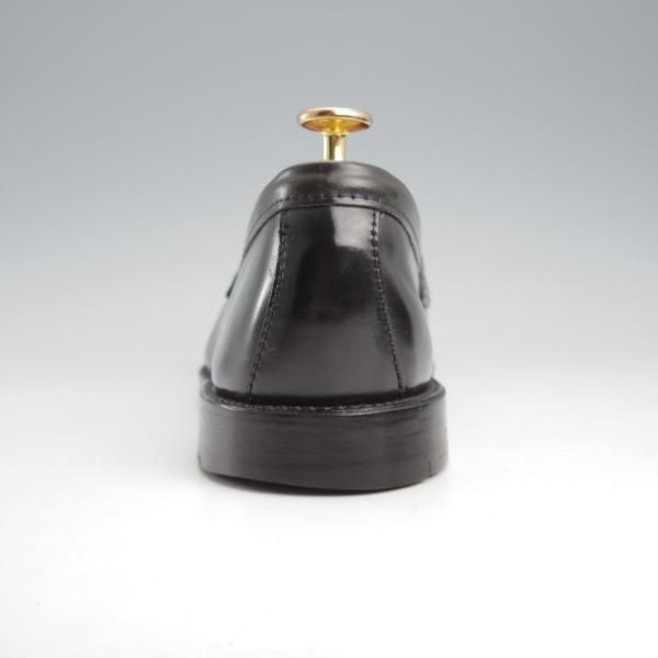 美品★オールデン 9.5E【貴重★コードバン仕様/ブルックスブラザーズ別注】06602/コインローファー/黒/BROOKS BROTHERS/ALDEN★l065