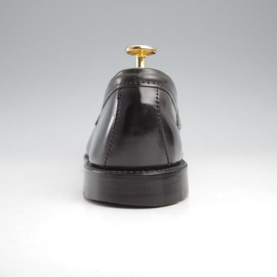 美品★オールデン 9.5E【貴重★コードバン仕様/ブルックスブラザーズ別注】06602/コインローファー/黒/BROOKS BROTHERS/ALDEN★l065