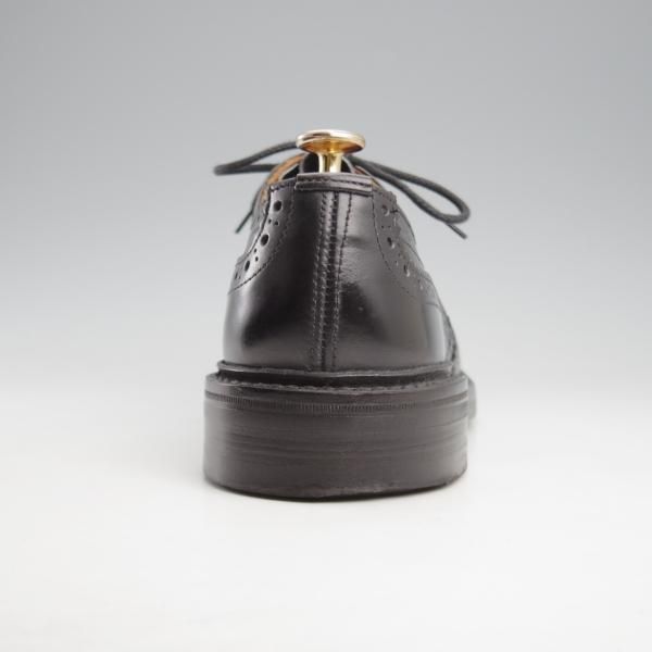 美品★トリッカーズ SIZE 7【定価￥121,000-★ダイナイトソール/BOURTON/バートン】5633/カントリーシューズ/短靴/黒/Tricker's★l066