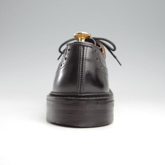 美品★トリッカーズ SIZE 7【定価￥121,000-★ダイナイトソール/BOURTON/バートン】5633/カントリーシューズ/短靴/黒/Tricker's★l066
