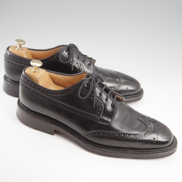 極美品★チャーチ 85F/UK8.5【定価￥198,000-★グラフトン/GRAFTON】173ラスト/フルブローグ/黒/メンズ/Church's★l068