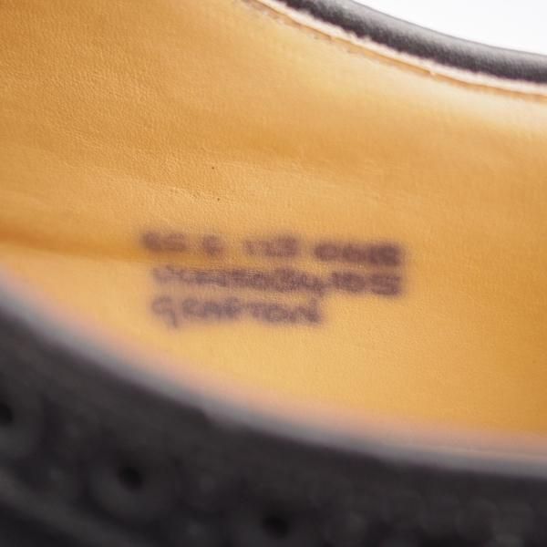 極美品★チャーチ 85F/UK8.5【定価￥198,000-★グラフトン/GRAFTON】173ラスト/フルブローグ/黒/メンズ/Church's★l068