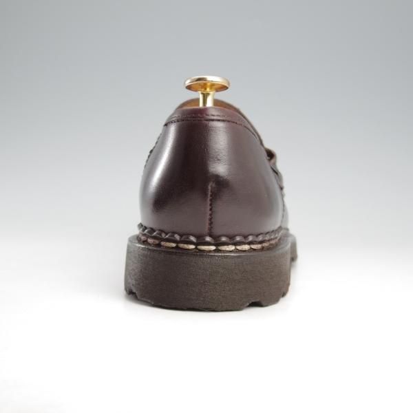 極美品★パラブーツ SIZE 6【定価￥94,600-★ランス/REIMS】カフェ/CAFE/コインローファー/リスレザー/濃茶/メンズ/Paraboot★l069