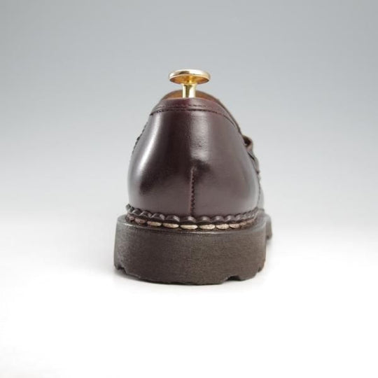 極美品★パラブーツ SIZE 6【定価￥94,600-★ランス/REIMS】カフェ/CAFE/コインローファー/リスレザー/濃茶/メンズ/Paraboot★l069