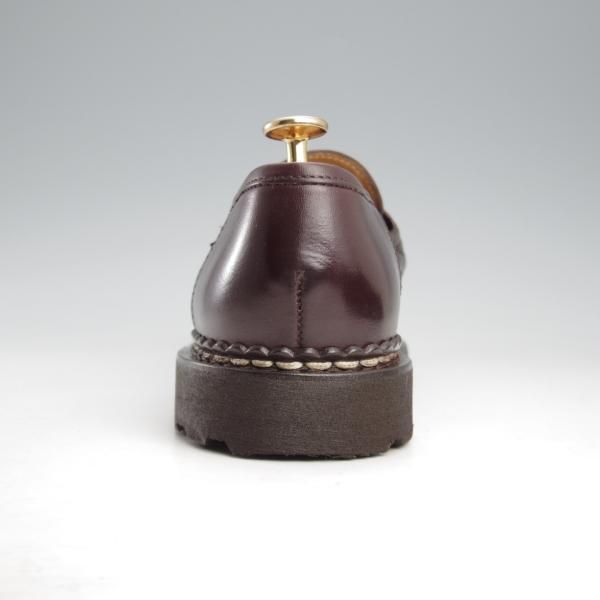 極美品★パラブーツ SIZE 6【定価￥94,600-★ランス/REIMS】カフェ/CAFE/コインローファー/リスレザー/濃茶/メンズ/Paraboot★l069