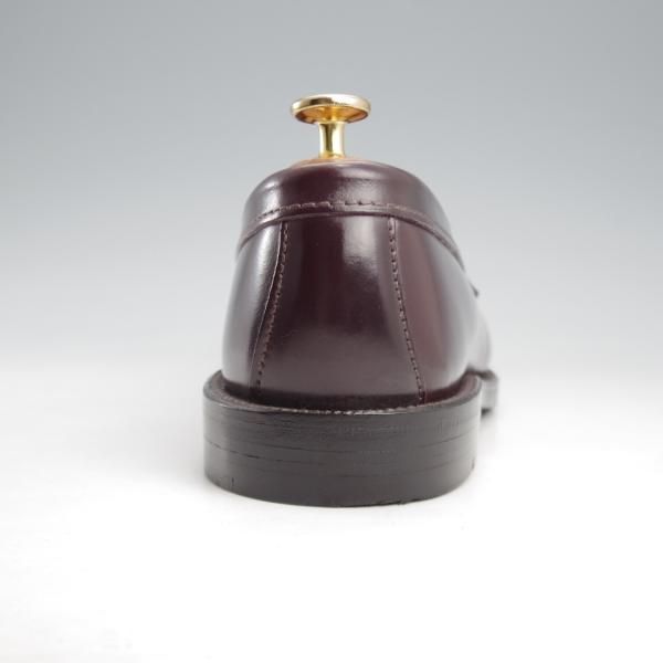 極美品★オールデン 7.5E【現行定価18万円程度★コードバン仕様/986】ヴァンラスト/バンラスト/赤茶/コインローファー/ALDEN★l070