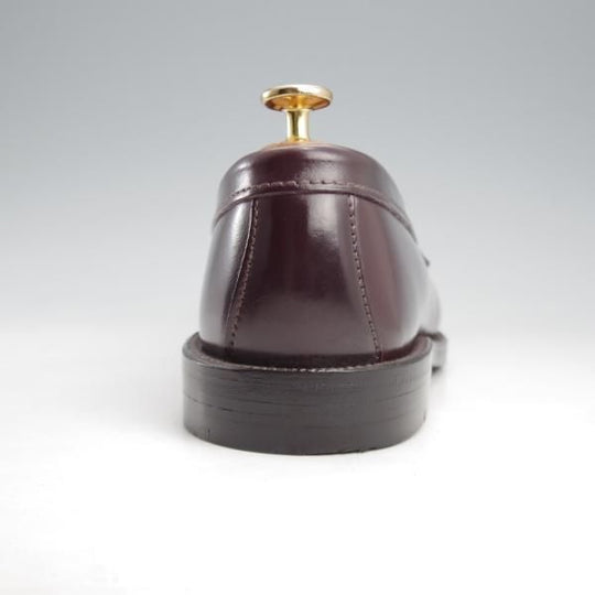 極美品★オールデン 7.5E【現行定価18万円程度★コードバン仕様/986】ヴァンラスト/バンラスト/赤茶/コインローファー/ALDEN★l070