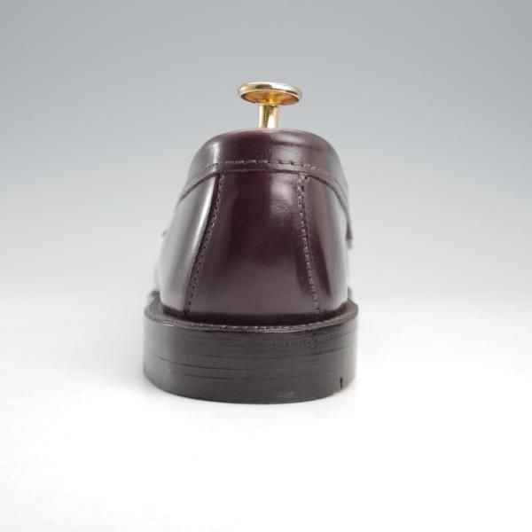 極美品★オールデン 7.5E【現行定価18万円程度★コードバン仕様/986】ヴァンラスト/バンラスト/赤茶/コインローファー/ALDEN★l070