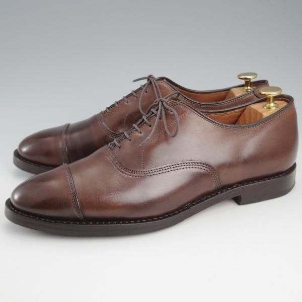 極上★(米)アレンエドモンズ 8.5D【定価￥85,800-★パークアベニュー/Park Avenue】ストレートチップ/濃茶/メンズ/ALLEN EDMONDS★l075
